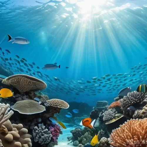 마당 해양 보호구역 방문기 - **"Vibrant Marine Sanctuary: A Symphony of Underwater Life"**
    A breathtaking, panoramic view of ...