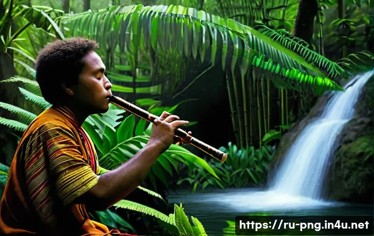 파푸아뉴기니 음악과 전통 악기 관련 이미지 2